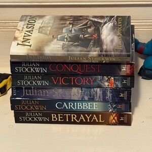 Author Julian Stockwin Historical Fiction Book set 6 books